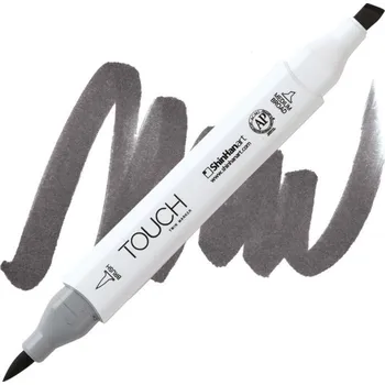 Lihová fixa TOUCH oboustranná Brush & Chisel, WG8 Warm grey