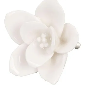 Věšák Clayre & Eef, Holandsko Clayre & Eef - Nábytková úchytka FIORENTINA BIANCA - Ø 5,5 cm