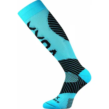 Dámské ponožky Kompresní podkolenky Protect neon tyrkys Fuski Boma