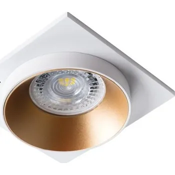 KANLUX 29135 Stropní bodové vestavné osvětlení MEUTO DSL, 92x92mm, hranaté, zlatobílé