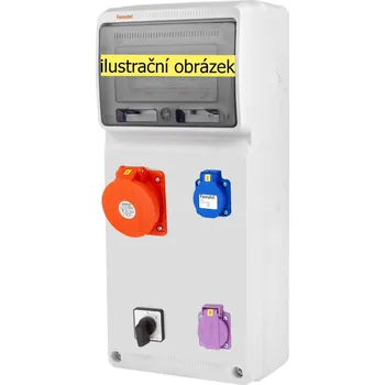 v960-6kA - ZSFT11001000.0 /3951 Zásuvková skříň IP44 jištěná bez chrániče