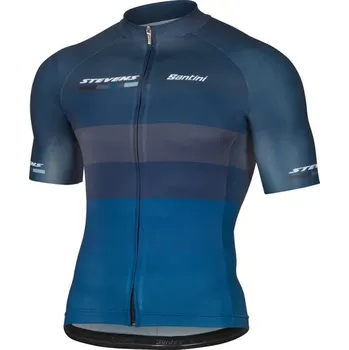 cyklistický dres Stevens Aero Equipe Tmavě Modrý Krátký Rukáv dres M + DÁREK + Doprava ZDARMA