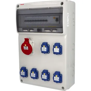 v1525-6kA - ZSF60100000.1 /3952 Zás.skřiň IP44 jištěná s chráničem 40/4/003