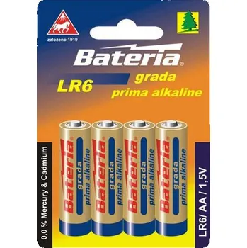 Článková baterie Baterie Grada prima alkaline LR6, AA, 4 ks