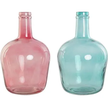 Váza Skleněná váza "RECYCLED" 19x19x31/4l/2b.