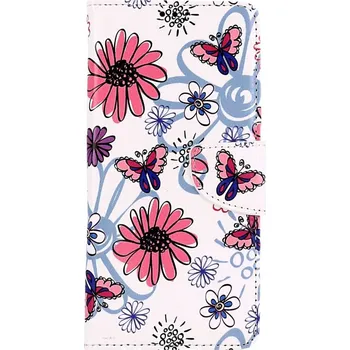 Pouzdro na mobilní telefon Pouzdro Xiaomi Redmi Note 12 5G knížkové Flowers (kryt neboli obal na Xiaomi Redmi Note 12 5G)