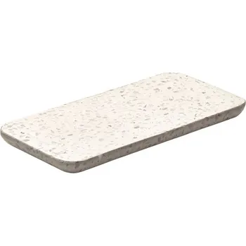 Playground Playground Terrazzo podnos servírovací 18x9 cm světlý
