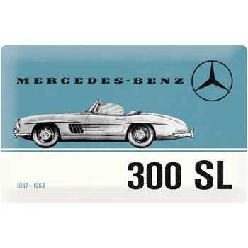 Plechová cedule Retro cedule plech 200x300 Mercedes Benz 300SL Retro cedule plech 200x300 Mercedes Benz 300SL