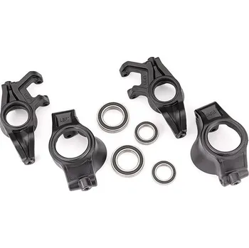 RC vybavení 1:5 Traxxas X-Maxx 8S 4WD: Těhlice přední s ložisky a závěsy (1 pár)