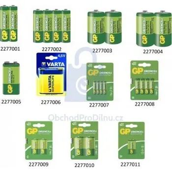 Článková baterie Baterie primární GP R3, balení 2 ks