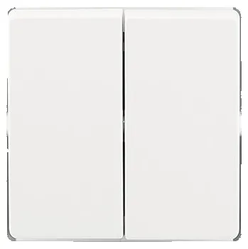 Stavebniny Vypínač ABB 3553-52289B1 Classic ř.6+6 dvojitý střídavý bílý