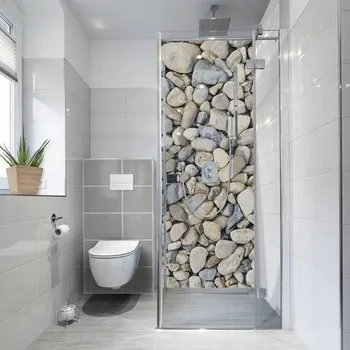 Obklad Samolepící PVC tapeta do koupelny mySPOTTI fresh Kieselsteine 100x210 cm