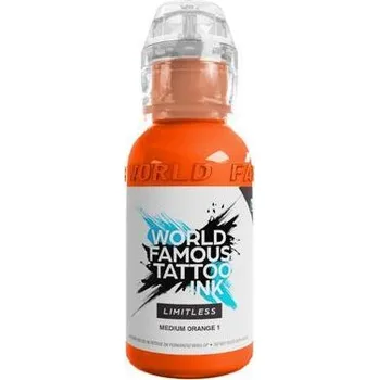 Tetovací barva WORLD FAMOUS LIMITLESS - MEDIUM ORANGE 1 - 30ML