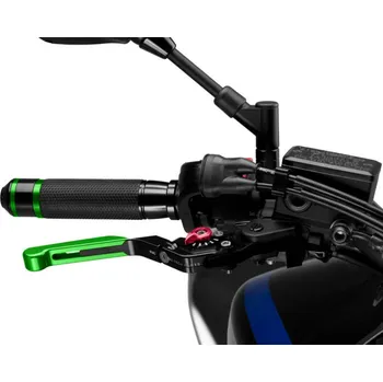 Motodíl Páčka brzdy bez adaptéru PUIG 3.0 14VNR rozšiřitelná skládací zelená/červená
