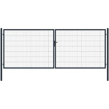 brána Brána 2kř. Square ZnPVC 4000x1500mm, antracit
