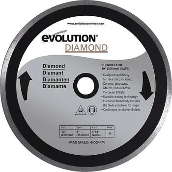 Řezný kotouč Diamantový kotouč 255x25,4mm RAGE 3 EVOLUTION