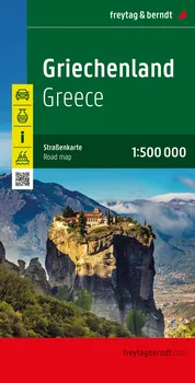 Automapa: Řecko 1:500 000 - Freytag & Berndt (2022)