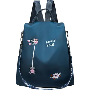 Kabelka Dámský batoh s ozdobným uchem Barva: modrá