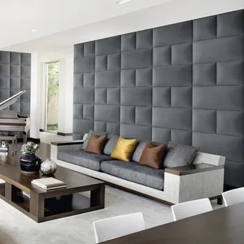 Obklad Čalouněný nástěnný panel Kingston 30x60 cm šedá