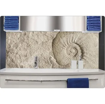 Obklad Koupelnová zádní stěna mySPOTTI aqua Fossil 140x45 cm