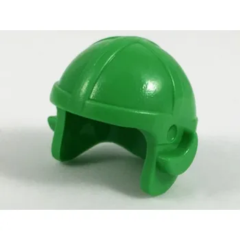 Čepice 30171 Bright Green Minifigure, Headgear Cap, Aviator (Jasně zelená minifigurka, čepice s pokrývkou hlavy, letec)