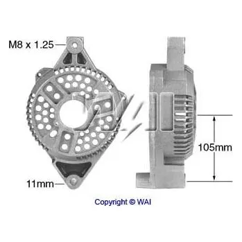 Přední víko alternátoru - Ford F0D-F10300BA