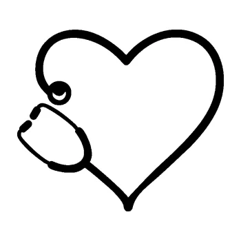 Samolepící dekorace SAMOLEPKA Fonendoskop 002 levá zdravotní sestřička (01 - černá) NA AUTO, NÁLEPKA, FÓLIE, POLEP, TUNING, VLASTNÍ TEXT, TISK, AUTOSAMOLEPKY.cz, POLEPY, OBRÁZEK, LOGO, SAMOLEPKY