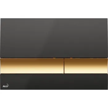 Alcadrain M1728-5 Tlačítko ovládací černá/zlatá M1728-5