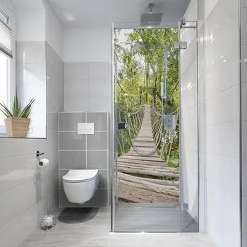 Obklad Samolepící PVC tapeta do koupelny mySPOTTI fresh Dschungelbrücke 90x210 cm