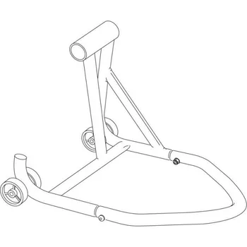 Stojánek PUIG SIDE STAND 7367N černý pravý