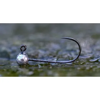 Rybářský háček Bezprotihrotové jigové háčky s hlavičkou RedBass Sickle #8 - 14 mm, 3,0 g