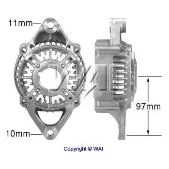 Víko alternátoru - Denso 021401-5530
