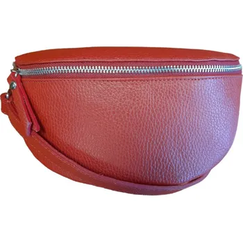 Ledvinka Vera Pelle kožená ledvinka menší červená 7111 d-28 nero