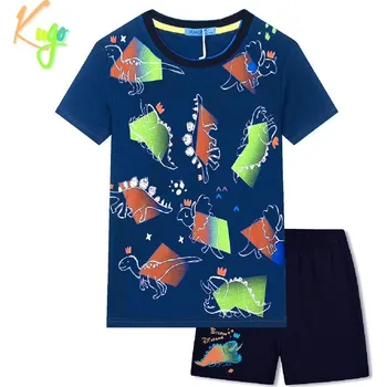 Chlapecké pyžamo Chlapecké letní pyžamo KUGO WT7308, modré