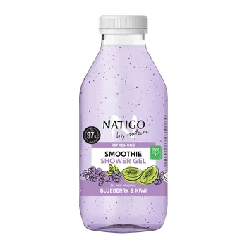 Sprchový gel Natigo By Nature Blueberry&Kiwi sprchové smoothie borůvky a kiwi, 400 ml