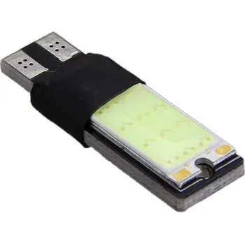 Autožárovka T10, W5W, LED COB 6W - Modrá