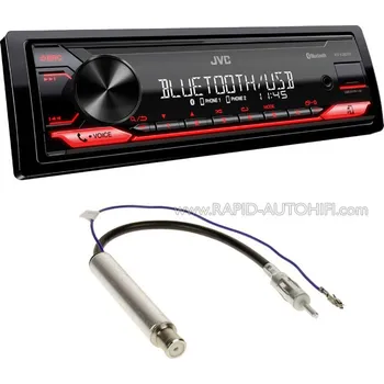 Autorádio Autorádio VW Transporter T5 2003-2009 ISO JVC KD-X282BT Bluetooth s instalační sadou