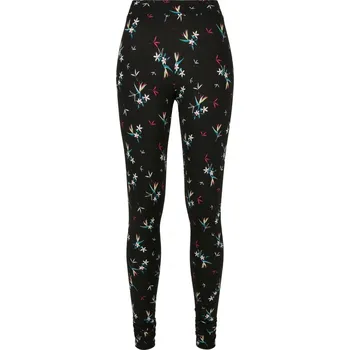 Dámské legíny Ladies Soft AOP Leggings - blackfloret XS
