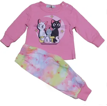 Dívčí pyžamo KUGO MP1351, růžové