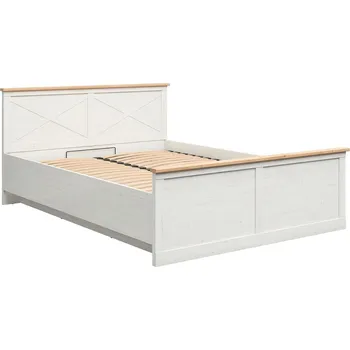 Postel FRIJA postel LOZ/160, borovice bílá andersen/dub artisan