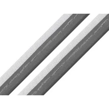 Stuha Paspulka - lemovací stuha - 10mm/10m -&nbsp;reflexní