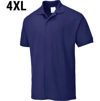 Pánské tričko G.Gastro Men's Workwear Polo Shirt – Navy - Short Sleeve - Size 4XL - 65% Polyester / 35% Cotton