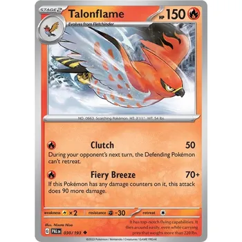 Sběratelská karetní hra Talonflame 030/193 - Paldea Evolved Typ karty: Non-Holo