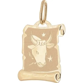 Přívěsek Přívěšek ze žlutého zlata znamení býk ZZ0940VF + dárek zdarma