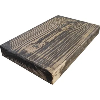 Venkovní dlažba Betonová dlažba Bark 11 prkno 39,5x25x5 cm hnědočerná