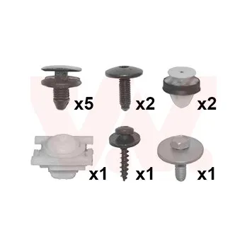 Blatník karosérie Montážní sada, blatník VAN WEZEL 4076796