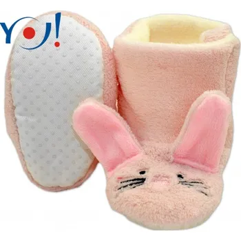 Capáčky Botičky/capáčky polar YO ! - Králiček - sv. růžové, Velikost koj. oblečení 80-86 (12-18m)