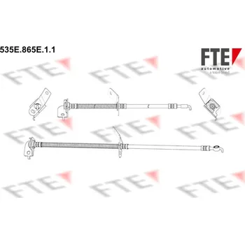 Brzdová hadice Brzdová hadice FTE 9240762
