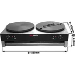 G.Gastro Palačinkovač - se 2 plotýnkami - Ø 40 cm