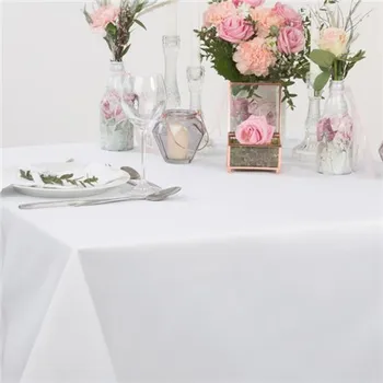 ubrus Restaurační ubrus HOTELUM SERENITY - 130 x 130 cm, bílý, 100% PE s teflonovou úpravou WHI-130X130HOR